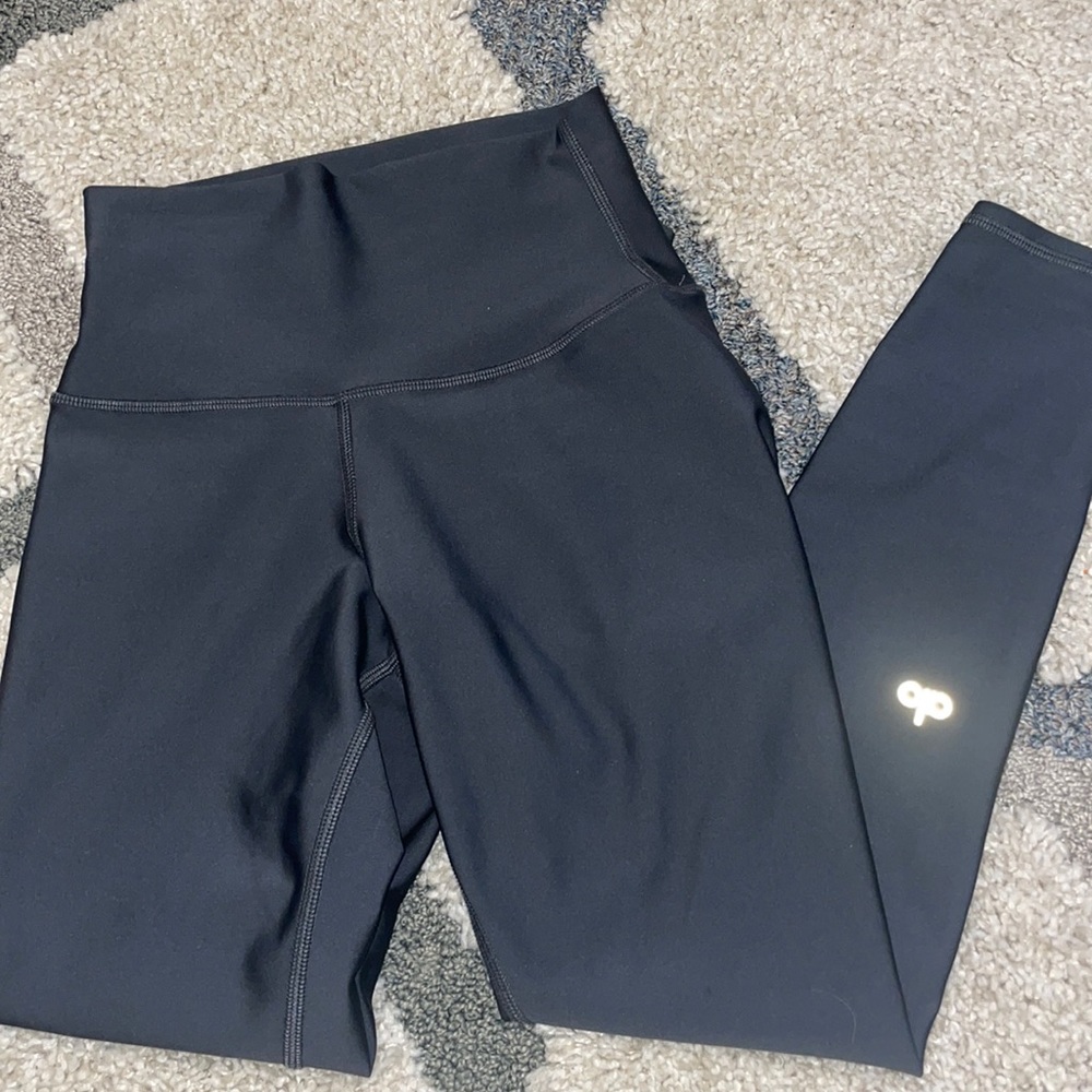 Anthracite grey alo leggings 7/8 length